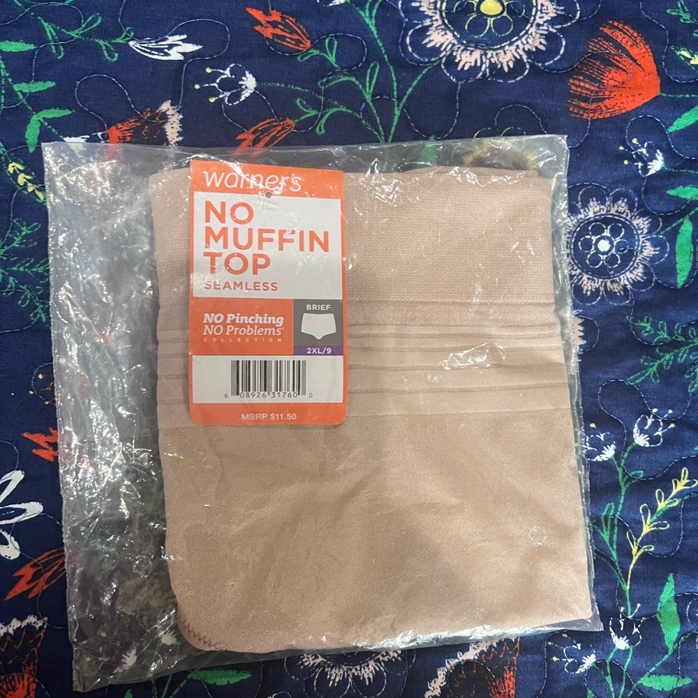 Warner's Seamless Briefs in Nude